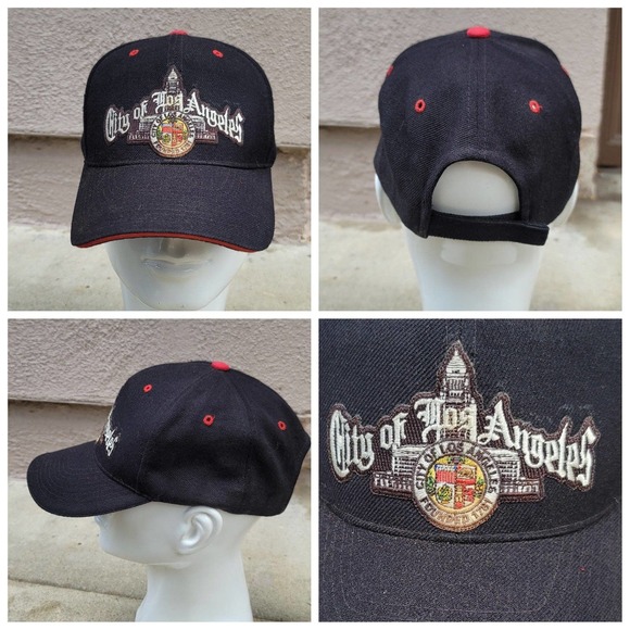 Vtg 90s City Of Los Angeles Hat - Picture 1 of 7